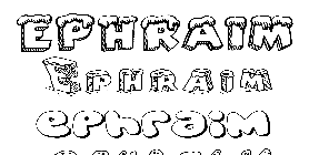 Coloriage Ephraim