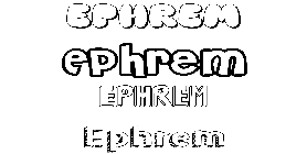 Coloriage Ephrem