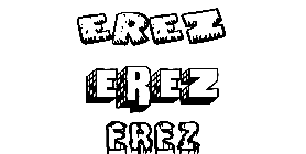 Coloriage Erez