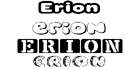 Coloriage Erion