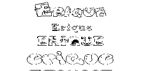 Coloriage Erique