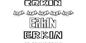 Coloriage Erkin
