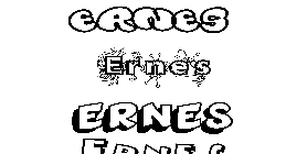 Coloriage Ernes