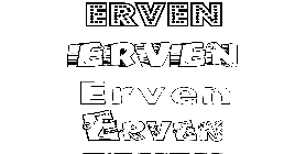 Coloriage Erven