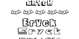 Coloriage Eryck