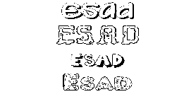 Coloriage Esad