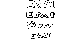 Coloriage Esai