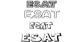 Coloriage Esat