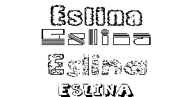 Coloriage Eslina