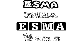 Coloriage Esma