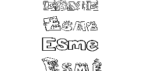 Coloriage Esmé