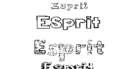 Coloriage Esprit