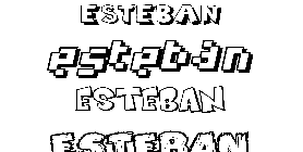 Coloriage Esteban