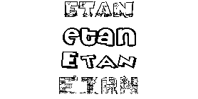 Coloriage Etan