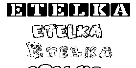 Coloriage Etelka