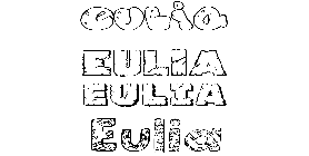 Coloriage Eulia