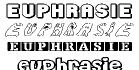 Coloriage Euphrasie