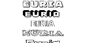 Coloriage Euria