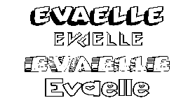 Coloriage Evaelle