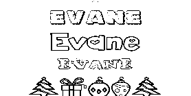 Coloriage Evane