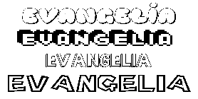 Coloriage Evangelia