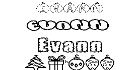 Coloriage Evann