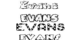 Coloriage Evans