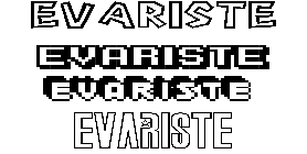 Coloriage Évariste