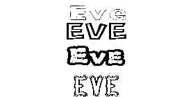 Coloriage Eve