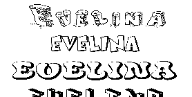 Coloriage Evelina