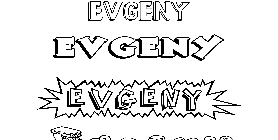 Coloriage Evgeny