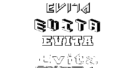 Coloriage Evita