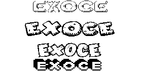 Coloriage Exoce