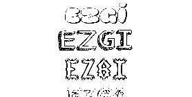 Coloriage Ezgi