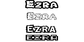 Coloriage Ezra
