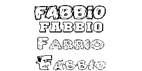 Coloriage Fabbio