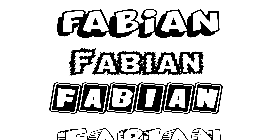 Coloriage Fabian