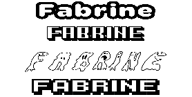 Coloriage Fabrine