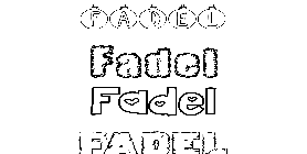 Coloriage Fadel