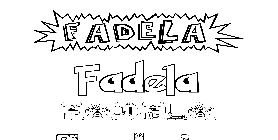 Coloriage Fadela