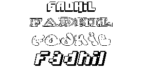 Coloriage Fadhil