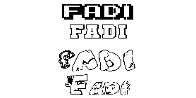 Coloriage Fadi