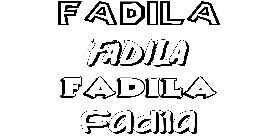 Coloriage Fadila