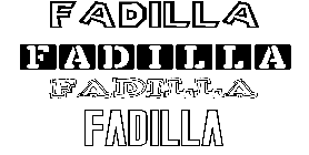 Coloriage Fadilla