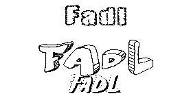 Coloriage Fadl