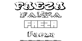 Coloriage Faeza