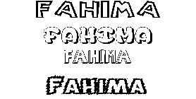 Coloriage Fahima