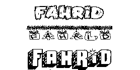 Coloriage Fahrid