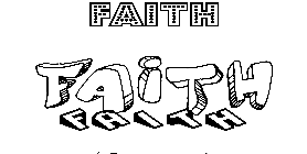 Coloriage Faith