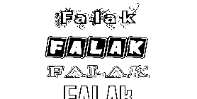 Coloriage Falak